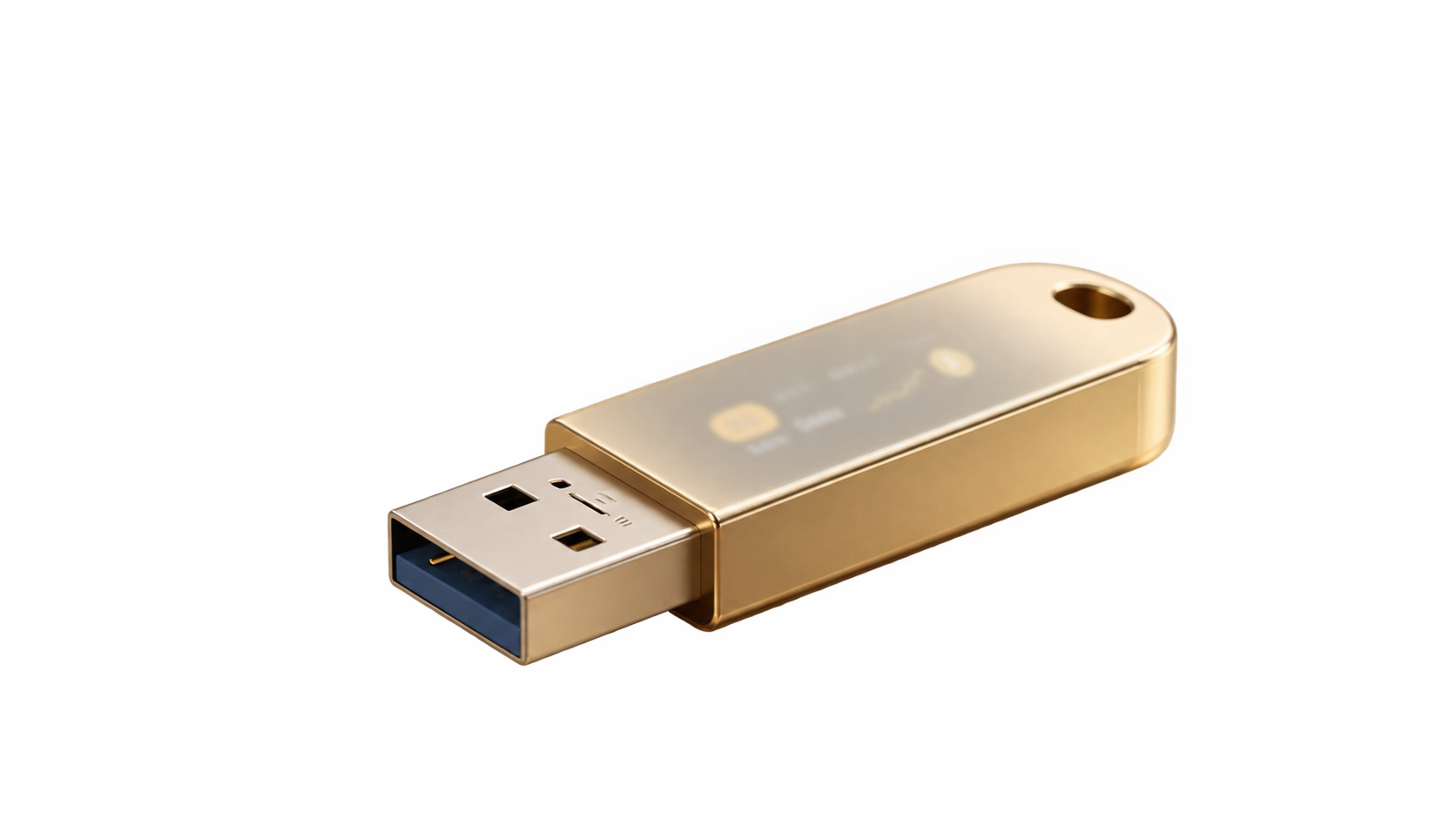 金色 USB 离线存储设备:把私钥与助记词离线保管,不给诈骗者可乘之机